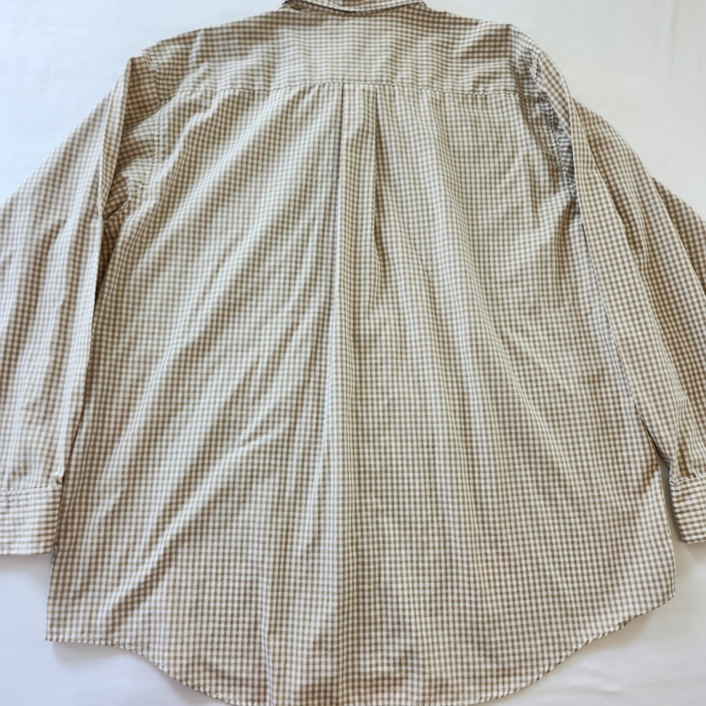 Orvis Vintage Button Down Long Sleeve Gingham Checkered plaid Shirts Men's XL - Picture 7 of 11